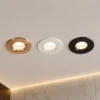 support spot rond trois couleurs blanc noir marron